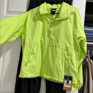 The North Face Women's Neon Green Cape Jacket